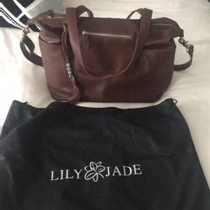 Lily Jade Madeline Diaper Bag in Brandy